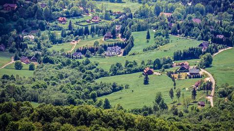 Pożar na Połoninie Caryńskiej w Bieszczadach w kwietniu