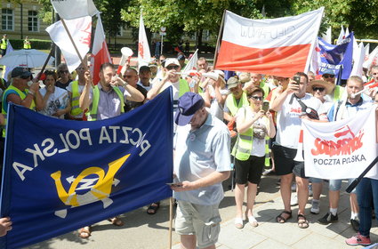 Referendum strajkowe w Poczcie Polskiej. "Manifestacja w Warszawie"