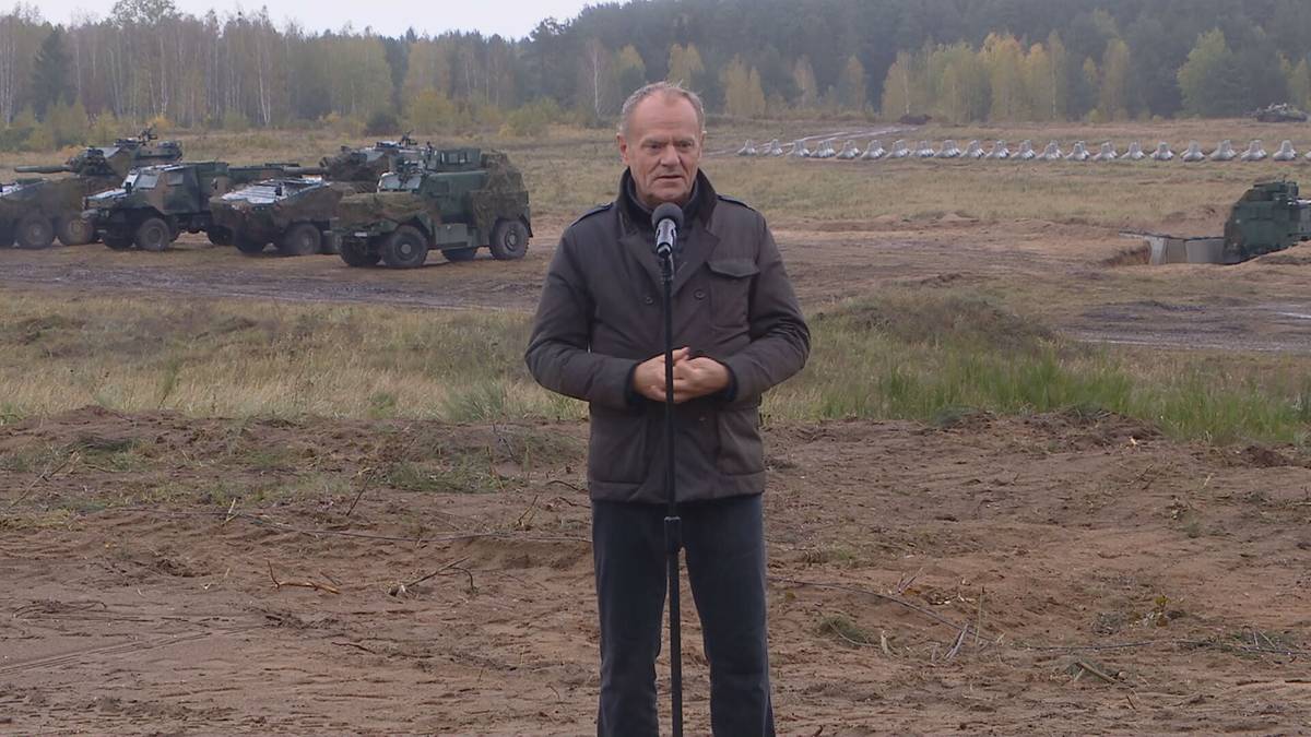 Premier śledził ćwiczenia Tarczy Wschód. Donald Tusk o "wspólnym zadaniu"