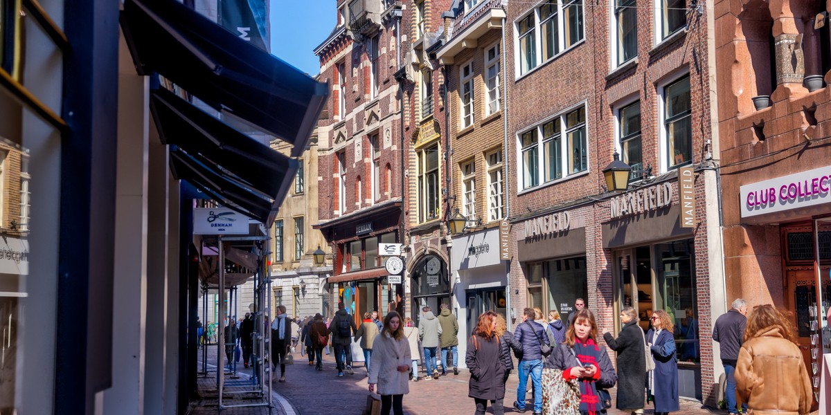 Utrecht w Holandii, zdjęcie ilustracyjne.