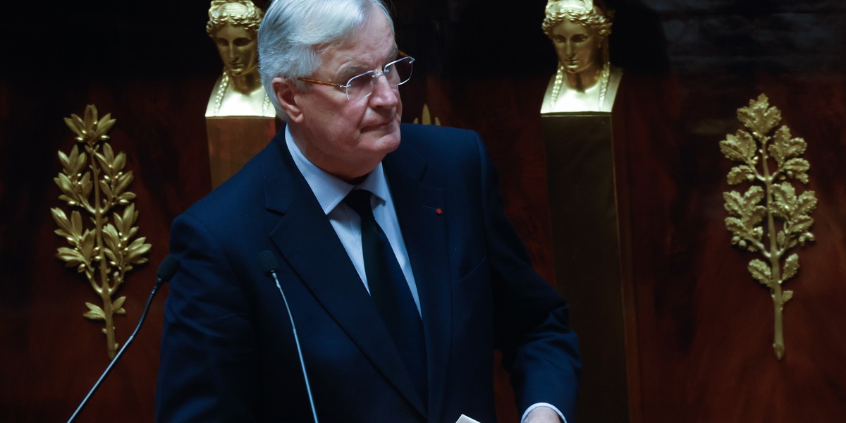 Michel Barnier sprawuje władzę we Francji zaledwie od września.