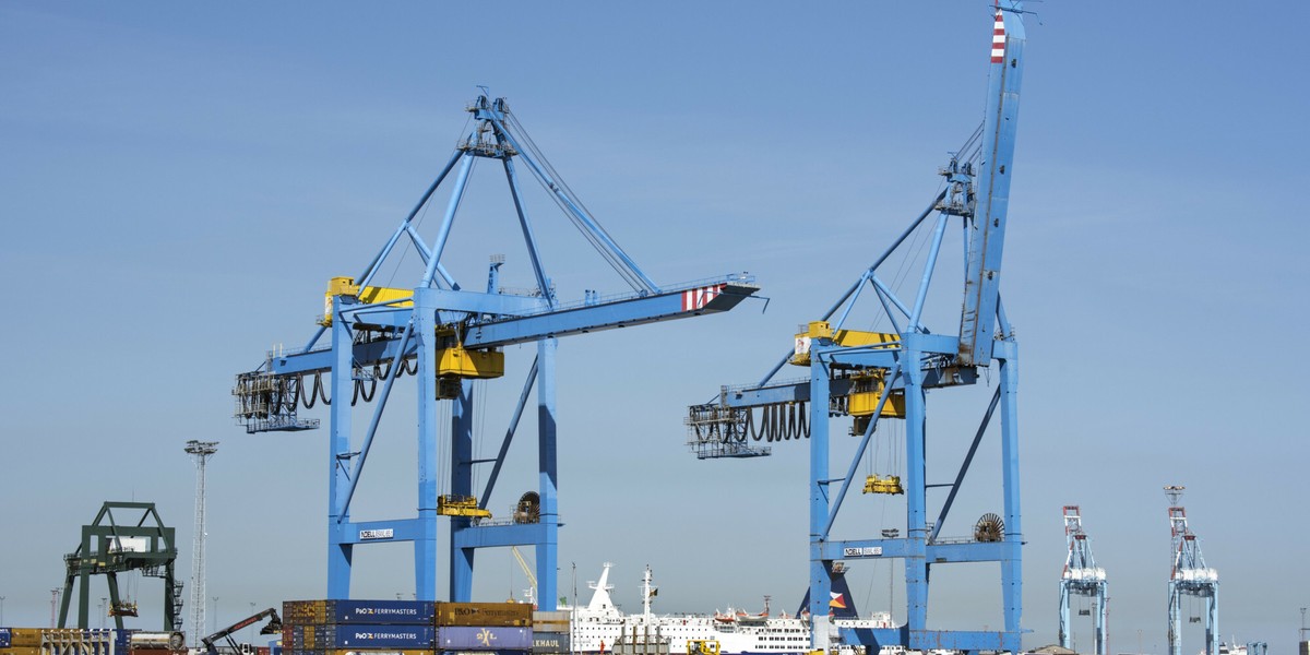 Port Zeebrugge w Belgii, dokąd wciąż przypływa sporo rosyjskiego LNG