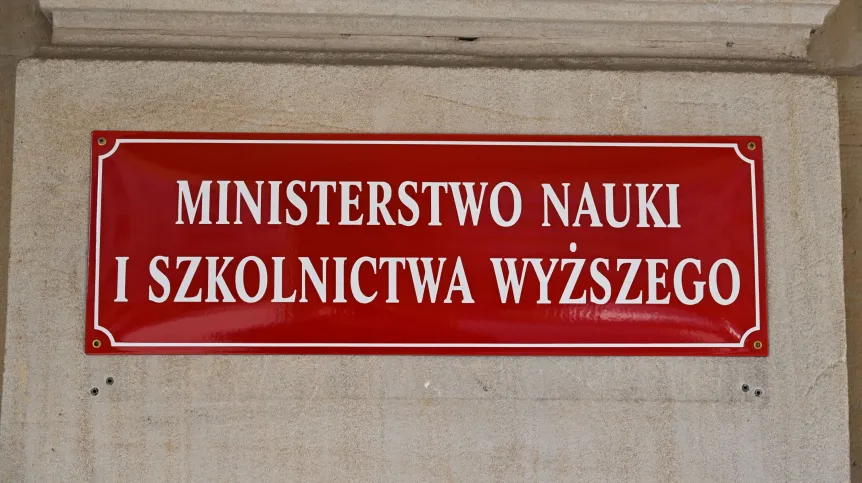 Warszawa, 20.03.2024. Siedziba Ministerstwa Nauki i Szkolnictwa Wyższego w Warszawie. PAP/Radek Pietruszka