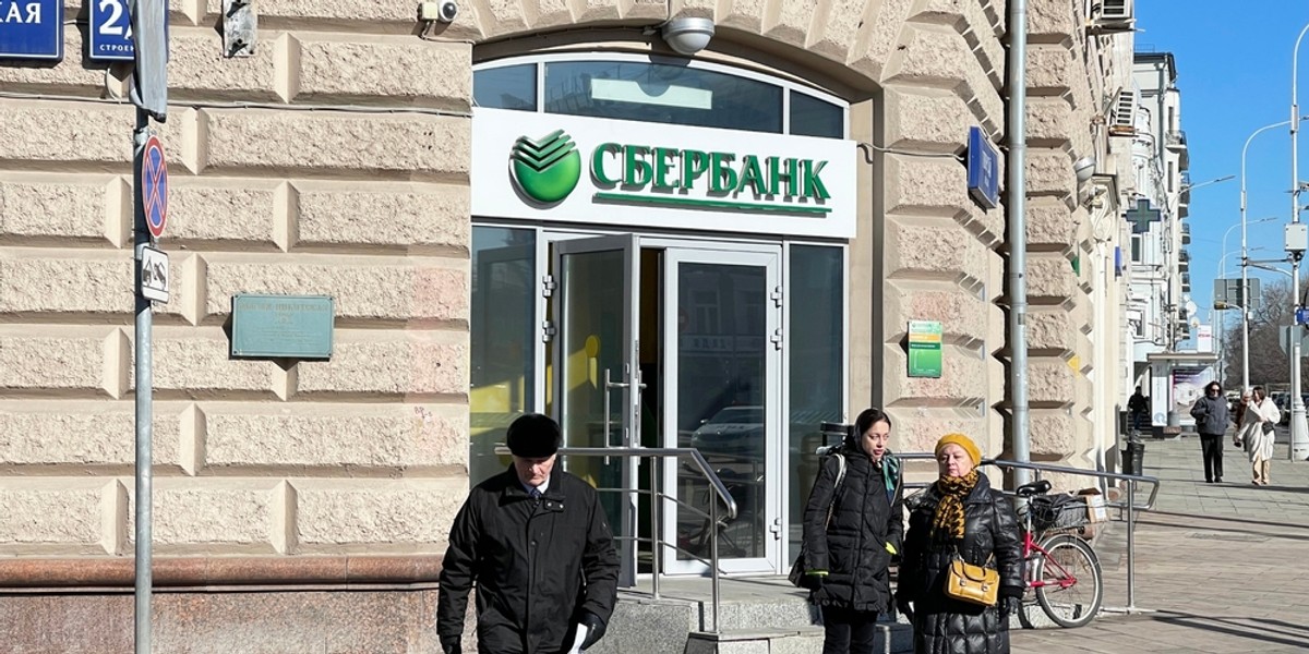 Oddział Sberbank w Moskwie