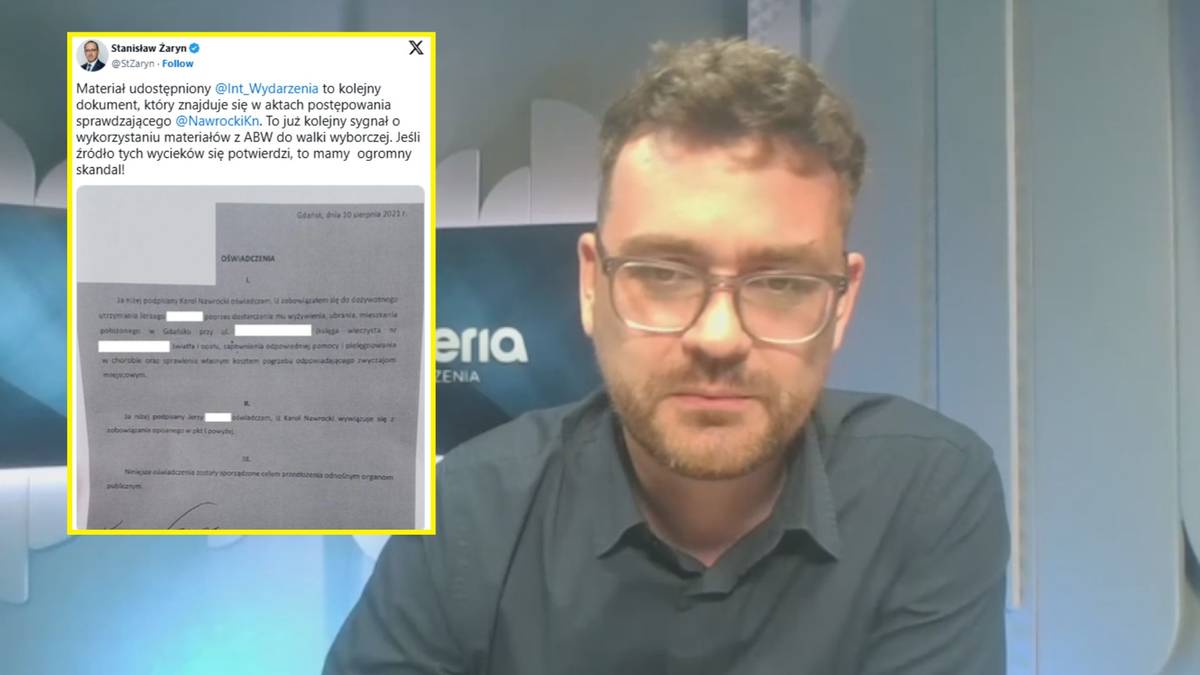 Dziennikarz Interii Łukasz Szpyrka Oświadczenie Nawrockiego dotyczące opieki nad panem Jerzym. Dziennikarz Interii wyjaśnia niejasności