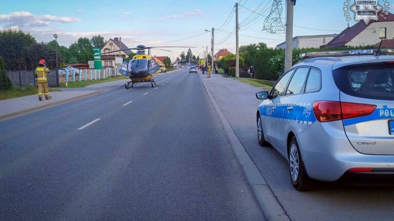 Ucieczka przed policją zakończyła się wypadkiem. Lądował śmigłowiec LPR - INFBusiness