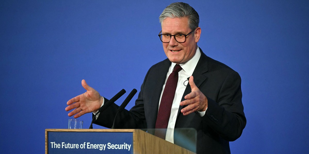 Brytyjski premier Keith Starmer