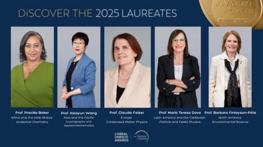 Pięć badaczek otrzyma w czwartek międzynarodowe nagrody L'Oréal–UNESCO 2025 dla kobiet w…