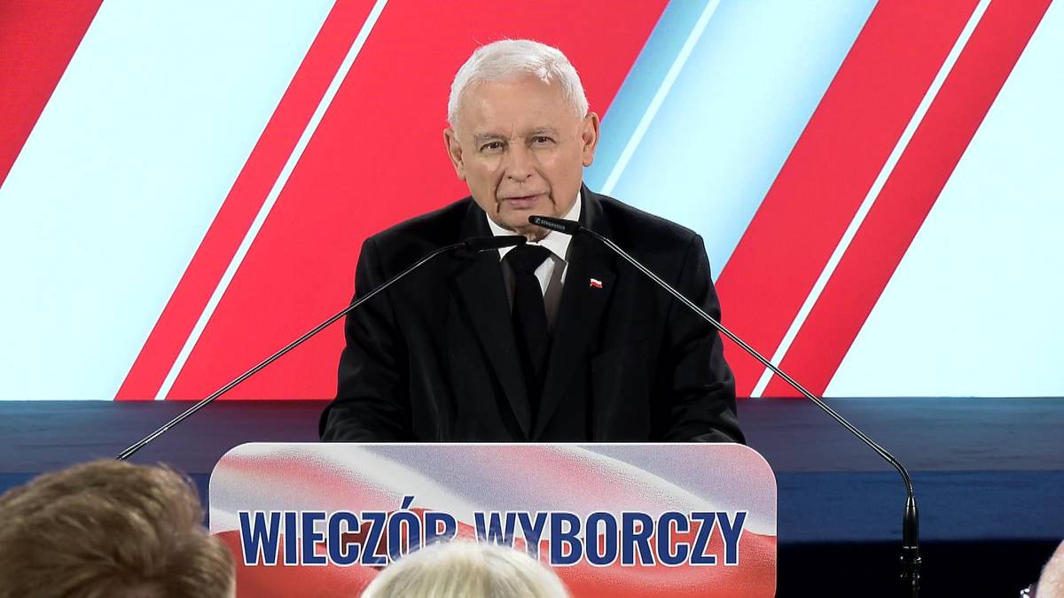 Wybory prezydenckie, wyniki exit poll. Reakcja Jarosława Kaczyńskiego Prezes PiS ogłasza zwycięstwo Karola Nawrockiego. „Tamtej nocy”