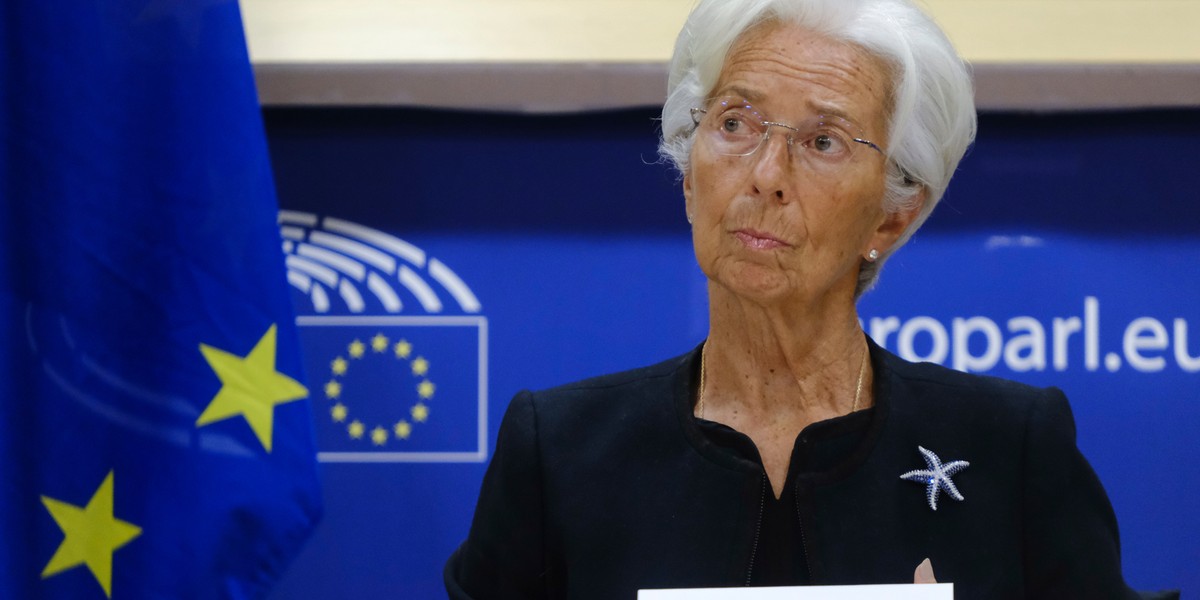 Christine Lagarde, prezes Europejskiego Banku Centralnego.
