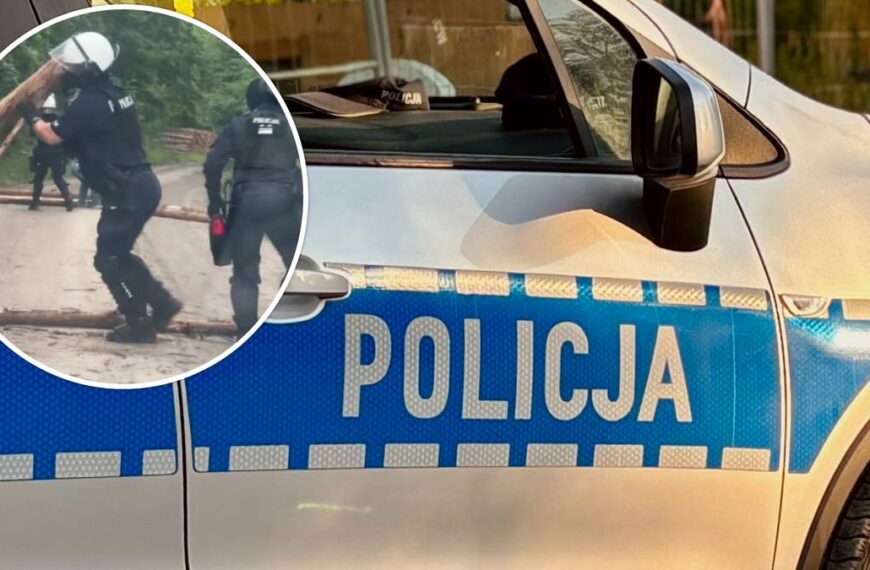 Zaplanowali zasadzkę na kibiców drużyny przeciwnej. Rozrzucili kłody przed policją.