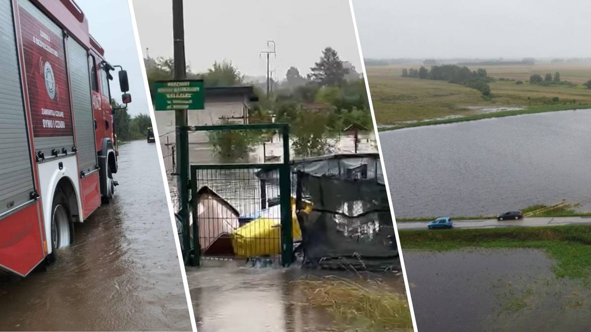 Województwo świętokrzyskie. Ulewne deszcze i powodzie Alarm powodziowy w Czechowicach-Dziedzicach. Ulewne deszcze w południowej Polsce.