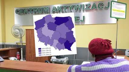 Bezrobocie w Polsce rośnie, co jest nietypowe o tej porze roku. Jest gorzej niż prognozowano.