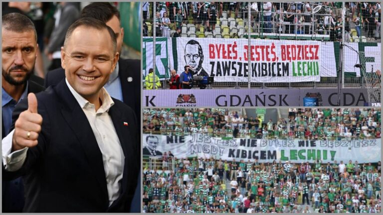 Karol Nawrocki na meczu Ekstraklasy. Tak powitali go kibice. - INFBusiness