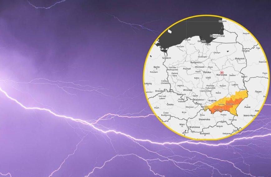 Nagłe oberwanie chmury. Cztery regiony z alertami