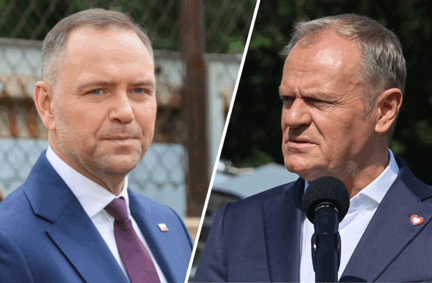 Współpraca Karola Nawrockiego z Donaldem Tuskiem. Polacy biorą udział w sondażu.