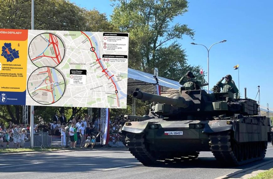 Przygotowania do parady 15 sierpnia. Ratusz ogłasza zmiany w organizacji ruchu drogowego.