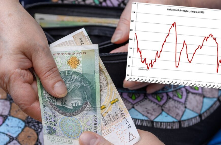 Dobrobyt Polaków spada. Tylko inflacja może nas uratować.