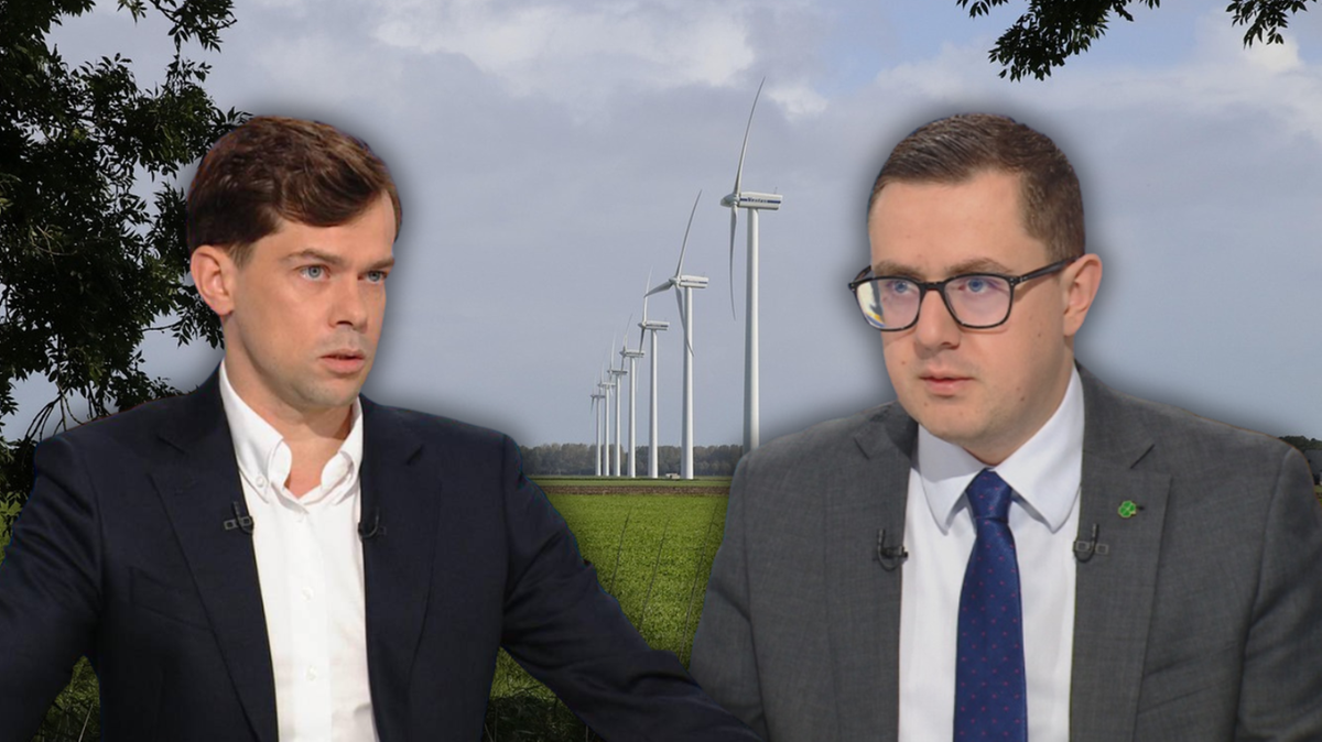 Poseł KO Michał Kołodziejczak i Minister Energii Miłosz Motyka w „Graffiti” Wiatraki dzielą koalicję. „Kołodziejczak nie czytał ustawy”.