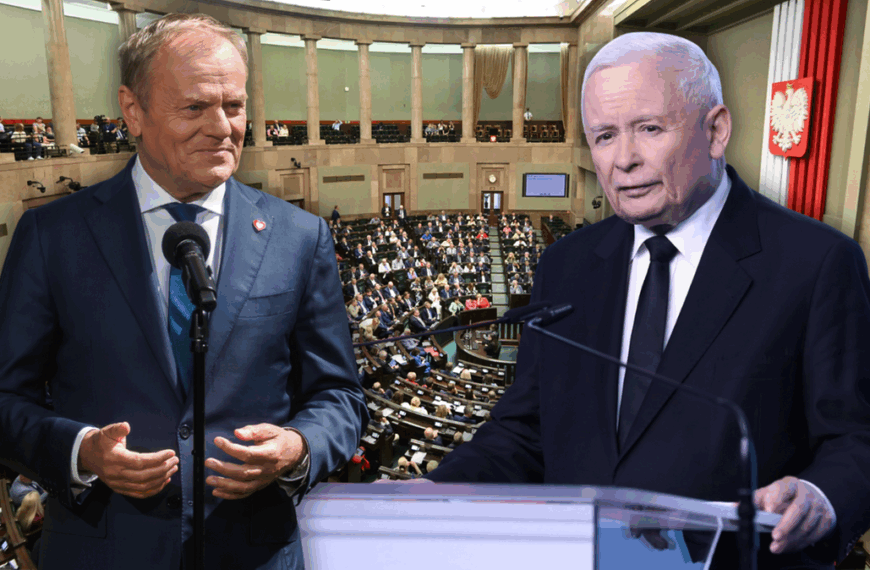 Liderzy są na tym samym poziomie, cztery partie poza Sejmem. CBOS publikuje…