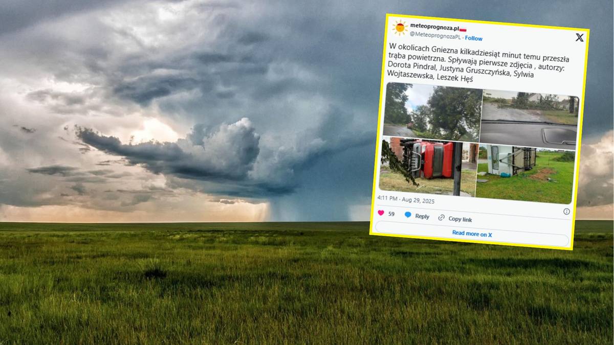Skutki tornada w Wielkopolsce Trąba powietrzna w Wielkopolsce uwięziła dzieci na wyspie.
