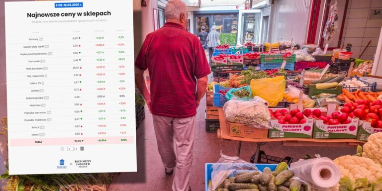Ceny żywności spadają przez kolejny tydzień. Jest tylko jedno „ale” [Business Insider i koszyk zakupowy w aplikacji PanParagon] - INFBusiness