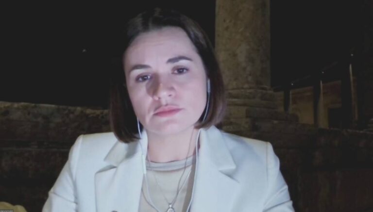 Białoruska działaczka opozycyjna Swiatłana Cichanouska w programie „Dzień na świecie” - INFBusiness