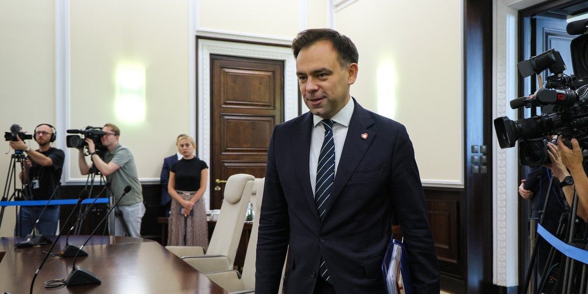 Minister Finansów i Gospodarki Andrzej Domański.