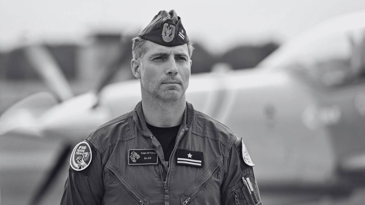 Pilot F-16 mjr Maciej "Slab" Krakowian Ostatnie przemówienie majora „Slaba” przed wypadkiem lotniczym. „Mam wyjątkową szansę”.