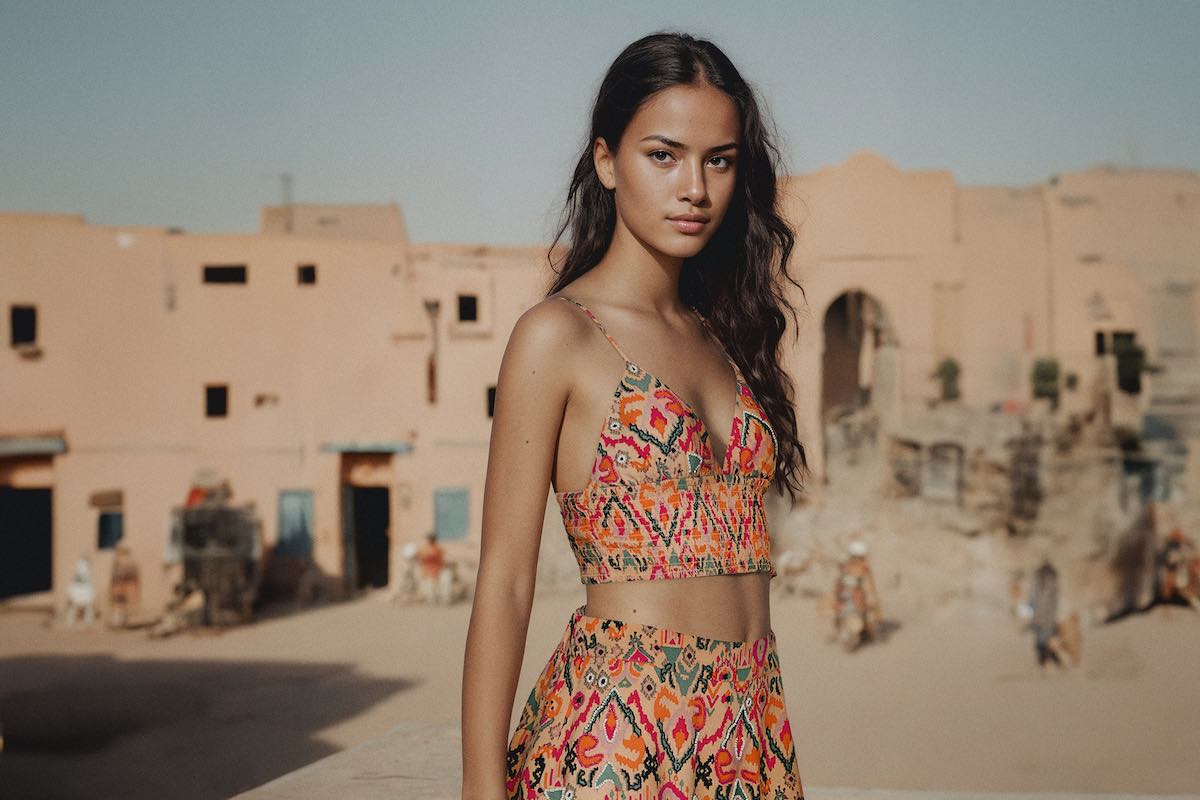 Moda i sztuczna inteligencja. Na zdjęciu: modelka cyfrowa w kampanii Mango.