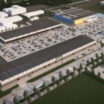 Park Handlowy Osada Żyrardów powstanie pod Warszawą. Zdjęcie przedstawia wizualizację centrum handlowego.