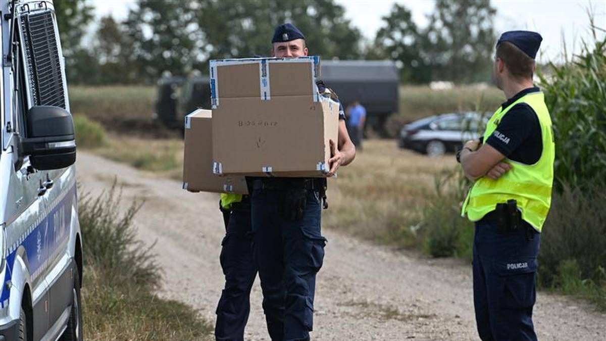 Władze kończą dochodzenie w sprawie incydentu z dronem w Osiny Eksplozja drona w Osinach. Prokuratura wydaje oświadczenie