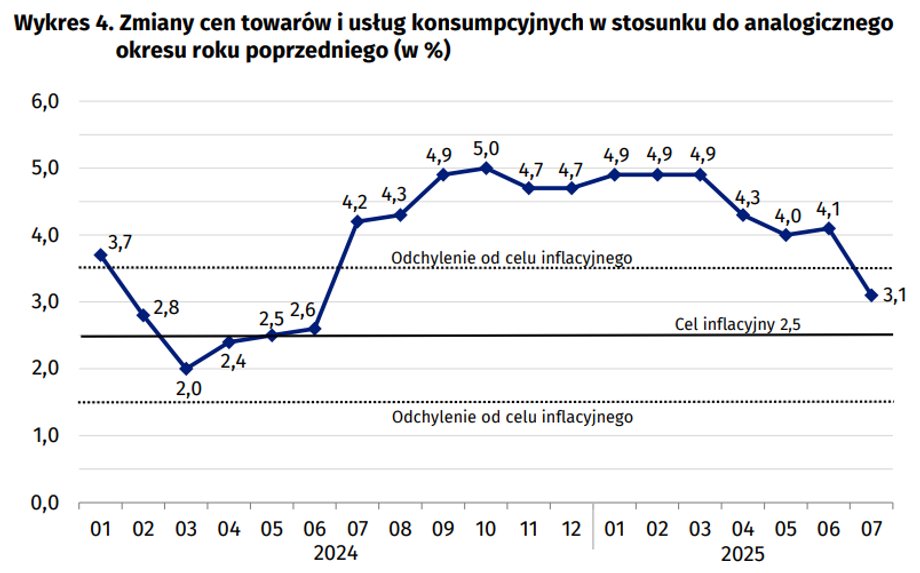 Inflacja w Polsce znacząco spadła. Zobacz szczegółowe wyliczenia cen. - INFBusiness