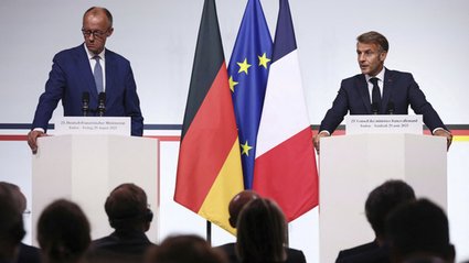 Rosja pod presją Zachodu. Macron mówi o