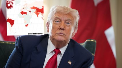 Cła Trumpa: Szwajcaria ponosi największy ciężar, kraje UE, takie jak Polska, oszczędzone [MAPA]