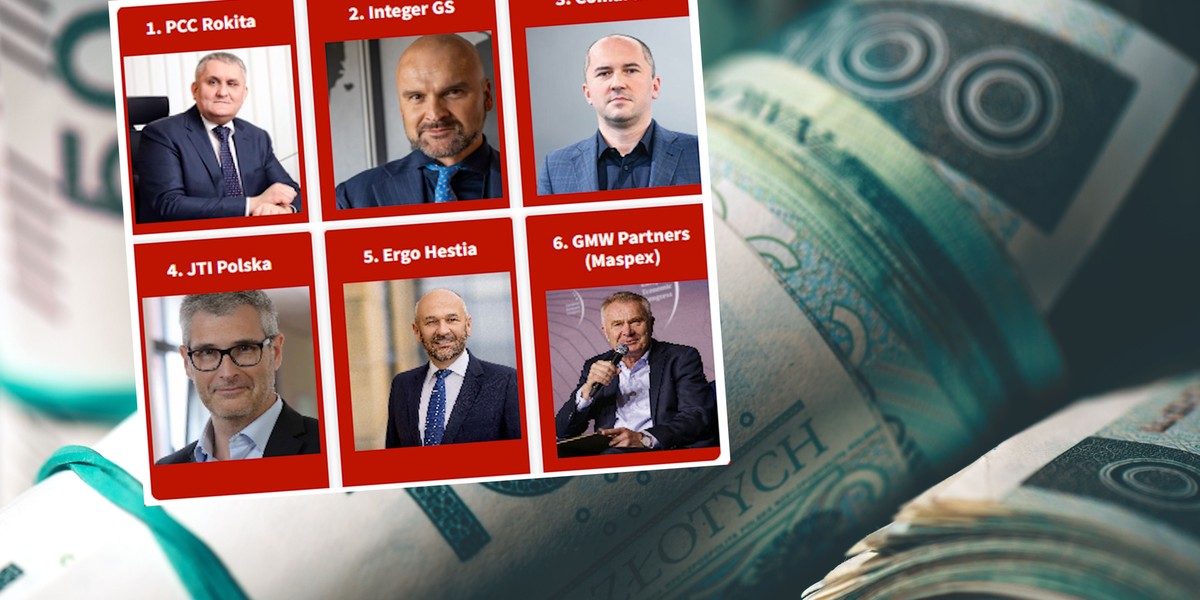 Sześciu najlepiej opłacanych menedżerów w firmach z siedzibą w Polsce
