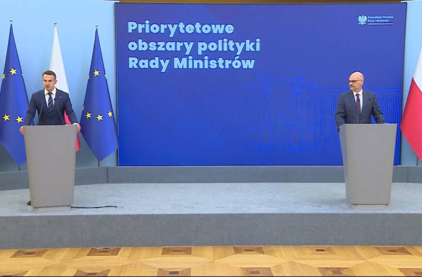 58 punktów, cztery obszary. Rząd ogłosił priorytety