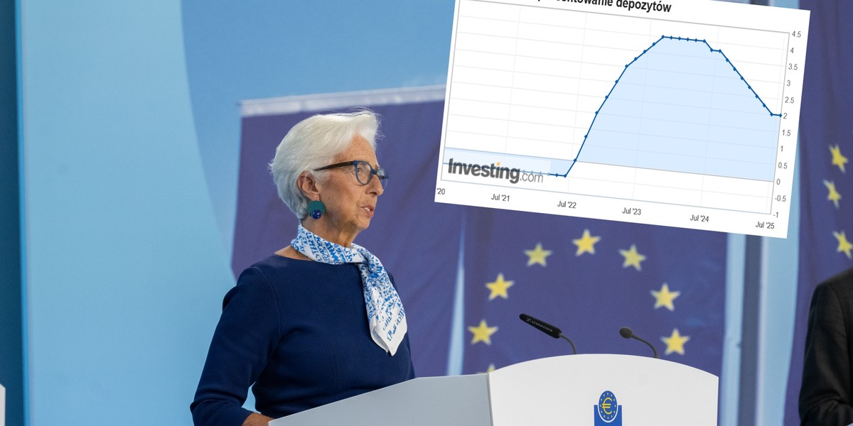 Christine Legarde, prezes EBC, na konferencji prasowej po spotkaniu 24 lipca