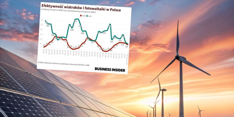 W ciągu ostatniego roku polski sektor energetyki słonecznej odnotował 24% wzrost zainstalowanej mocy, napędzany głównie przez projekty fotowoltaiczne na skalę przemysłową, a nie przez odbiorców indywidualnych. Jednak warunki pogodowe panujące latem osłabiły entuzjazm inwestorów. Pomimo wzrostu mocy, systemy fotowoltaiczne nie osiągnęły nowych szczytów produkcji energii elektrycznej. Co więcej, wydajność paneli słonecznych była wyraźnie gorsza niż turbin wiatrowych w tym okresie – po raz pierwszy w tym sezonie. Turbiny wiatrowe wyprzedziły w Polsce fotowoltaikę. Latem wiatru było więcej niż światła. - INFBusiness