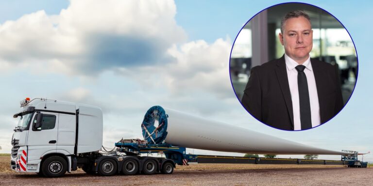 Transport turbin wiatrowych wiąże się nawet z koniecznością przebudowy dróg. - INFBusiness