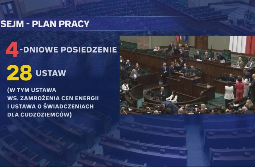 28 projektów ustaw w cztery dni. Sejm planuje pracę w ekstremalnym tempie.