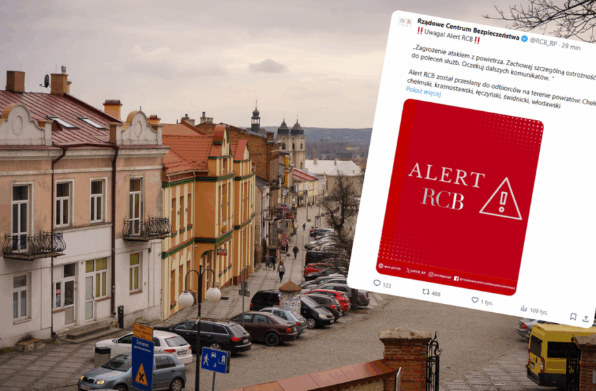 „Zagrożenie atakiem powietrznym”. Pilny alert dla kilku powiatów odwołany