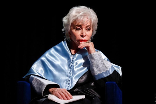 Chilean American writer Isabel Allende attends the ceremony in which she was granted the 