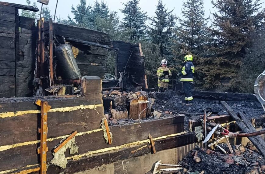Tragiczny pożar na Lubelszczyźnie. Dwie osoby zginęły.