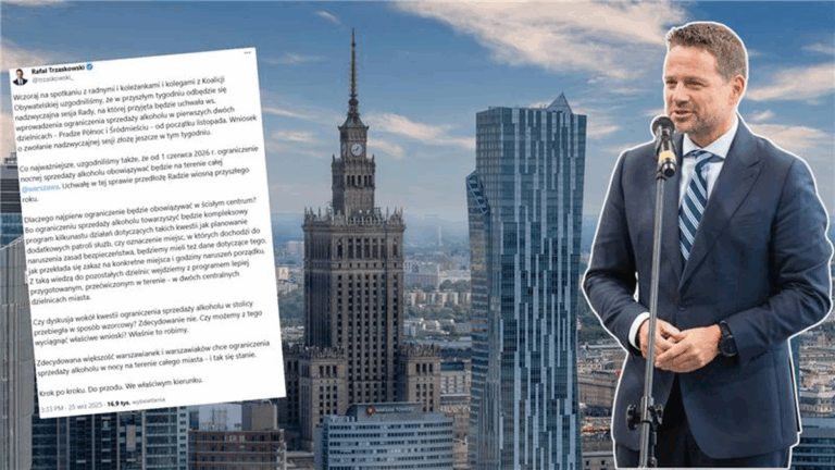 Zawrót w sprawie zakazu nocnego w Warszawie. Trzaskowski ogłasza przyspieszenie Zawrót w sprawie zakazu nocnego w Warszawie. Trzaskowski ogłasza przyspieszenie - INFBusiness
