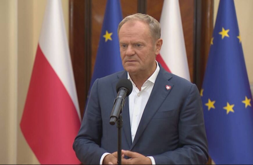 Konferencja prasowa premiera Tuska po posiedzeniu Rady Bezpieczeństwa Narodowego. Mówił o zdrajcach…