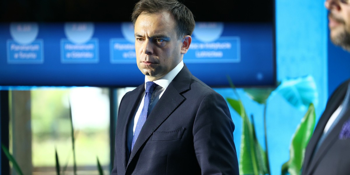 Minister Finansów Andrzej Domański.