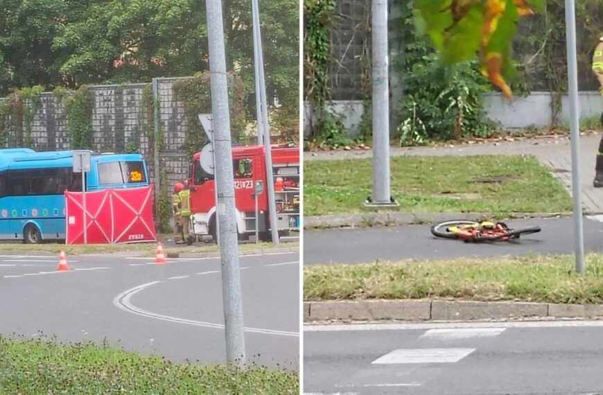 Tragedia w Chrzanowie. Pięciolatek potrącony przez autobus zmarł.