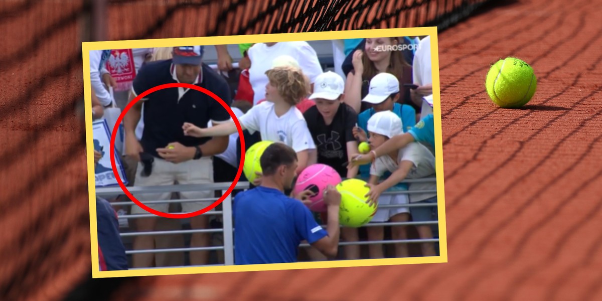 Podczas US Open, dorosły mężczyzna – Piotr Szczerek, prezes firmy Drogbruk – zabrał Kamilowi Majchrzakowi czapkę przeznaczoną dla młodego kibica. Nagranie stało się viralem, a przedsiębiorca spotkał się z falą krytyki. Według „Gazety Wyborczej”, z troski o bezpieczeństwo rodziny biznesmen zdecydował się zatrudnić ochronę. W jego obronie stanął m.in. były prezydent Kalisza. Incydent z kapeluszem na US Open. Biznesmen musiał zatrudnić ochronę (fot. X/Eurosport_PL)