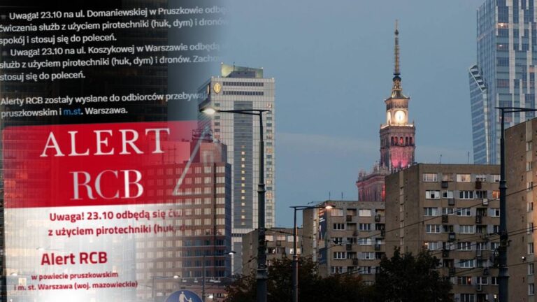 Pożar, opary i bezzałogowce. Alarmowe ostrzeżenie RCB dla Warszawiaków - INFBusiness